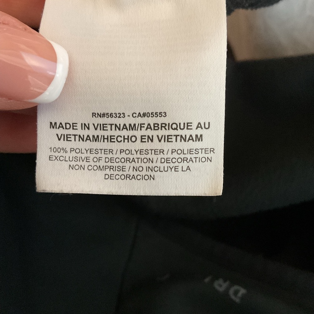 Black Nike 3/4 zip long sleeve pullover mens large - Picture 5 of 6